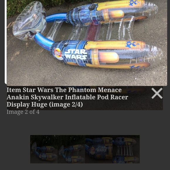 Star Wars Inflatable Pod Racer - Picture 3 of 3
